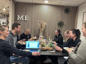 team lunch en overleg 